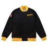 MITCHELL & NESS PITTSBURGH STEELERS Mens Jacket - Button Front Black