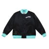 MITCHELL & NESS SAN ANTONIO SPURS Mens Jacket - Button Front Black