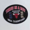 MITCHELL & NESS CHICAGO BULLS M&N CITY COLLECTION LW SATIN JACKET White