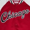 MITCHELL & NESS CHICAGO BULLS Primetime LW Satin Jacket Scarlet