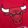 MITCHELL & NESS CHICAGO BULLS NBA HEAVYWEIGHT SATIN JACKET SCARLET 3XL