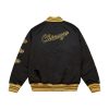 MITCHELL & NESS CHICAGO BULLS MVP SATIN JACKET BLACK XL