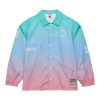 MITCHELL & NESS NBA STATESIDE PASTEL COACHES JACKET Los Angeles Lakers Teal L