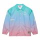 MITCHELL & NESS NBA STATESIDE PASTEL COACHES JACKET Los Angeles Lakers Teal M