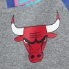 MITCHELL & NESS 90s Reflective Heather Crewneck Sweatshirt Chicago Bulls Grey M