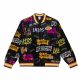 MITCHELL & NESS LOS ANGELES LAKERS Mens Jacket - Zip Front Black