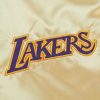 MITCHELL & NESS NBA TEAM OG 2.0 LIGHTWEIGHT SATIN JACKET VINTAGE LOGO LOS ANGELES LAKERS 3XL