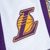 MITCHELL & NESS NBA LOS ANGELES LAKERS DOODLE SWINGMAN SHORTS PATTERN / WHITE