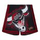 MITCHELL & NESS CHICAGO BULLS NBA BIG FACE 7.0 FASHION SHORTS BLACK L