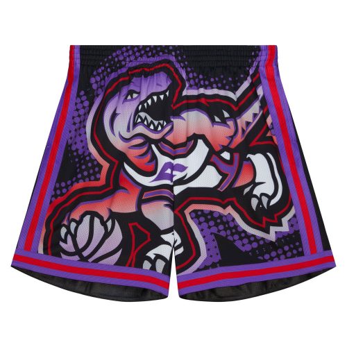 MITCHELL & NESS TORONTO RAPTORS NBA BIG FACE 7.0 FASHION SHORTS BLACK