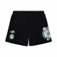 MITCHELL & NESS NBA POSTGAME FLEECE SHORTS VINTAGE LOGO BOSTON CELTICS BLACK S