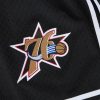 MITCHELL & NESS NBA DESTINATION LEISURE GAMEDAY SHORTS Philadelphia 76ers Black L