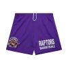 Mitchell & Ness NBA Gameday Mesh 7In Shorts Vintage Logo Toronto Raptors Purple