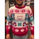 Rapcity Ugly Sweater grey/magenta XXL