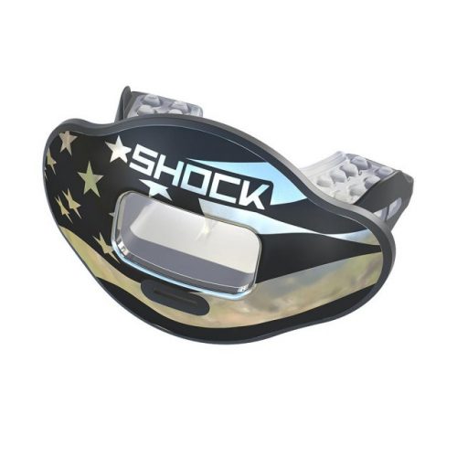 SHOCK DOCTOR MAX AIRFLOW LIP GUARD CHROME STARS & STRIPES STARS & STRIPES