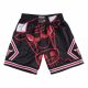 MITCHELL & NESS CHICAGO BULLS 97-98 BIG FACE SHORT BLACK