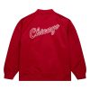 MITCHELL & NESS NBA LIGHTWEIGHT SATIN BOMBER VINTAGE LOGO CHICAGO BULLS 4XL