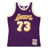 Mitchell & Ness NBA Road Jersey Los Angeles Lakers 1998 Dennis Rodman Purple XL