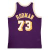 Mitchell & Ness NBA Road Jersey Los Angeles Lakers 1998 Dennis Rodman Purple M