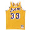 MITCHELL & NESS LOS ANGELES LAKERS KAREEM ABDUL-JABBAR Mens Swingman Jersey Light Gold