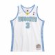 MITCHELL & NESS DENVER NUGGETS 2006-2007 HOME ALLEN IVERSON SWINGMAN JERSEY WHITE