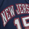 MITCHELL & NESS NEW JERSEY NETS VINCE CARTER NBA SWINGMAN JERSEY NAVY