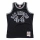 MITCHELL & NESS SAN ANTONIO SPURS GEORGE GERVIN NBA SWINGMAN JERSEY BLACK