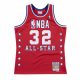 MITCHELL & NESS ALL STAR WEST MAGIC JOHNSON NBA SWINGMAN JERSEY red