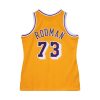 MITCHELL & NESS LOS ANGELES LAKERS DENNIS RODMAN Swingman Jersey Gold L