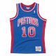 MITCHELL & NESS DETROIT PISTONS DENIS RODMAN #10 SWINGMAN 2.0 JERSEY ROYAL