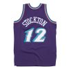 MITCHELL & NESS UTAH JAZZ JOHN STOCKTON 96-97'#12 SWINGMAN 2.0 JERSEY PURPLE