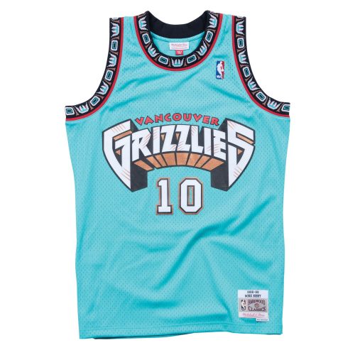 MITCHELL & NESS VANCOUVER GRIZZLIES MIKE BIBBY #10 SWINGMAN 2.0 JERSEY TEAL