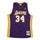 MITCHELL & NESS LOS ANGELES LAKERS SHAQUILLE ONEAL 99-00 #34 SWINGMAN 2.0 JERSEY PURPLE