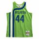 MITCHELL & NESS ATLANTA HAWKS PETE MARAVICH 1970-71' #44 SWINGMAN JERSEY RAYS GREEN