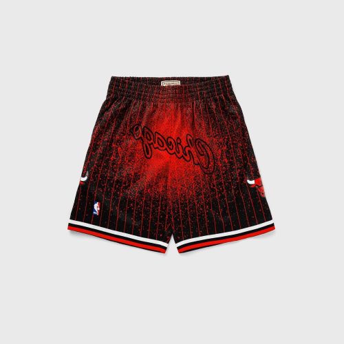 MITCHELL & NESS NBA CHICAGO BULLS RE-TAKE GRADIENT SWINGMAN SHORT 1995 BLACK/RED