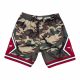 MITCHELL & NESS CHICAGO BULLS SINGMAN CAMO SHORT WOODLAND CAMO