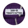 MITCHELL & NESS NBA TORONTO RAPTORS SWINGMAN ROAD SHORTS 98-99 PURPLE L