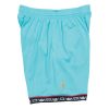 MITCHELL & NESS NBA VANCOUVER GRIZZLIES ROAD SWINGMAN SHORTS 96-97 TEAL