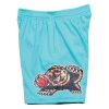 MITCHELL & NESS NBA VANCOUVER GRIZZLIES ROAD SWINGMAN SHORTS 96-97 TEAL