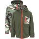 SPRAYGROUND DOUBLE TEDDY NYLON JACKET GREEN M