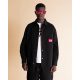 SPRAYGROUND COTTON SHIRT JACKET TOTAL BLACK M