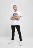 STARTER STARTER MULTICOLORED LOGO TEE WHITE/GREY