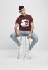 STARTER STARTER LOGO TEE OXBLOOD