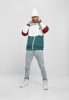 STARTER STARTER COLOR BLOCK RETRO JACKET RETRO GRN/WHT/BRICK RD/GRY