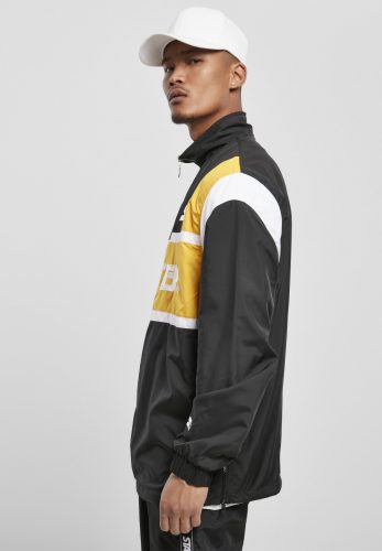 STARTER STARTER HALF ZIP RETRO JACKET BLACK/GOLDEN/WHITE