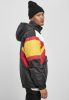 STARTER STARTER COLOR BLOCK HALF ZIP RETRO JACKET BLACK/WHT/STARTER RED/GOLDEN