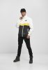 STARTER STARTER THREE TONED JOGGING JACKET WHITE/BLACK/GOLDEN