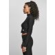 STARTER LADIES STARTER CROPPED STRETCH RIB TURTLENECK LONGSLEEVE BLACK