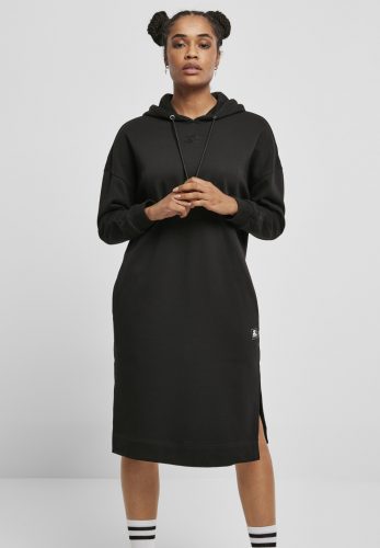 STARTER LADIES STARTER LONG HOODY DRESS BLACK