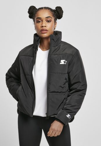 STARTER LADIES STARTER LOGO PUFFER JACKET BLACK